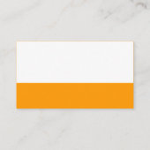 カラーフッター – Ltオレンジ 名刺 (裏面)
