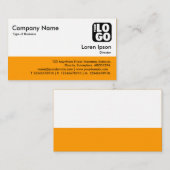 カラーフッター – Ltオレンジ 名刺 (正面/裏面)