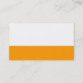 カラーフッター – Ltオレンジ 名刺 (裏面)