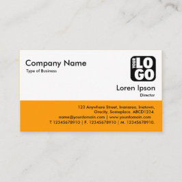 カラーフッター – Ltオレンジ 名刺