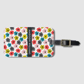 カラーフラワーズラゲッジタグ ラゲッジタグ (正面横)