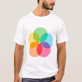 カラーフラワー Tシャツ (正面)