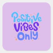 カラーフルギフト母の妹ボス先生友人 スクエアシール (正面)