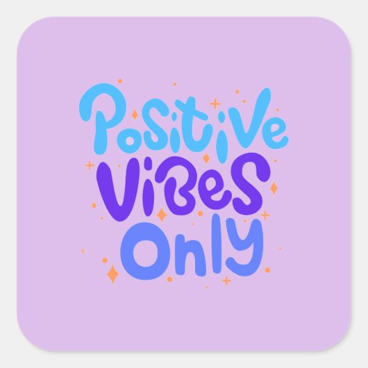 カラーフルギフト母の妹ボス先生友人 スクエアシール (正面)