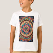 カラーフルデザイン Tシャツ (正面)