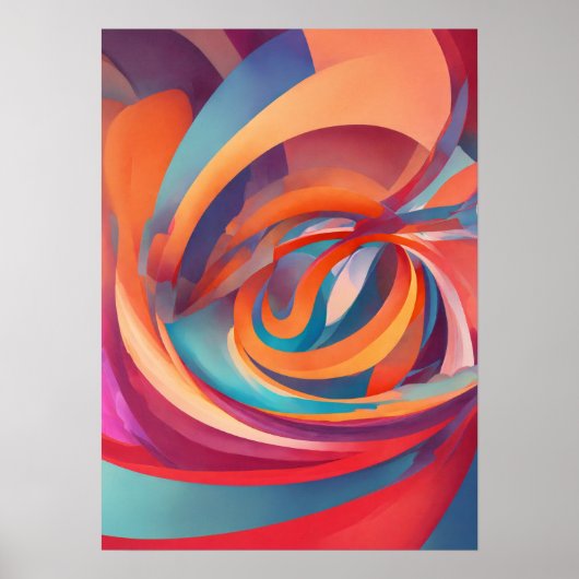 カラーフルポスター ポスター (正面)