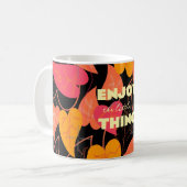 カラーフル離れ コーヒーマグカップ (正面左)