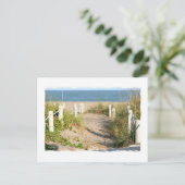 カラーフロリダビーチデュンロープウォークフォト ポストカード (スタンド正面)