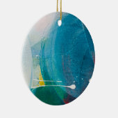 カラーフロー セラミックオーナメント (右)