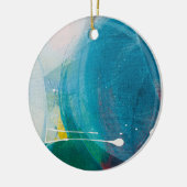 カラーフロー セラミックオーナメント (左)