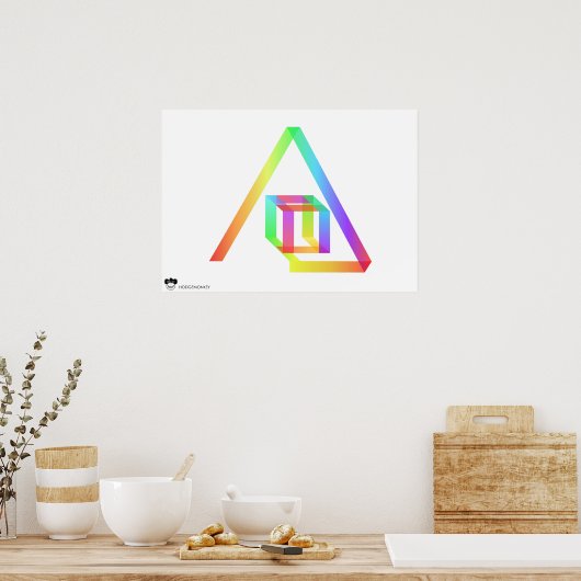 カラーフロー ポスター (キッチン)