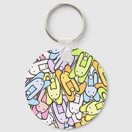 カラーブニー キーホルダー (正面)