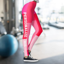 カラーブパーソナライズされたロックピンクと赤のカスタム