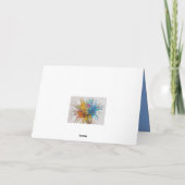 カラーブラストパーティー誕生日祝紙吹雪 カード (裏面)