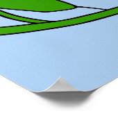 カラーブラックベリーのモチーフのポスター ポスター (角)