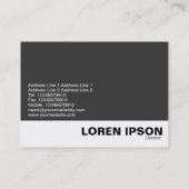 カラーブレンド – マゼンタからイエロー 名刺 (裏面)