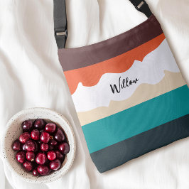 カラーブロックされたミニマル主義者 クロスボディバッグ