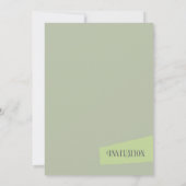 カラーブロックウェディング スプリング ID740 招待状 (裏面)