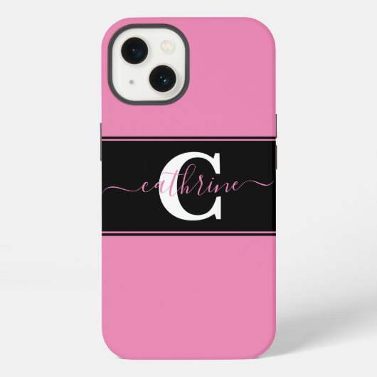 カラーブロックカスタムデザイン iPhoneケース (裏面)