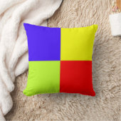 カラーブロッククッション クッション (ブランケット)