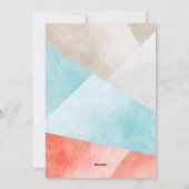 カラーブロッククリスマスフォト シーズンカード (裏面)