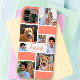 カラーブロックコーシンプルラル7写真名カスタム色 Case-Mate iPhone 14ケース