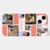 カラーブロックコーシンプルラル7写真名カスタム色 Case-Mate iPhoneケース (裏面 (横))