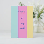 カラーブロックサンキューカード サンキューカード (スタンド正面)