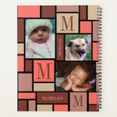 カラーブロックサンゴ6フォトシック学校 プランナー手帳 (裏面)