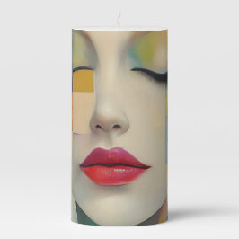 カラーブロックシュラレアリズムのポートレート