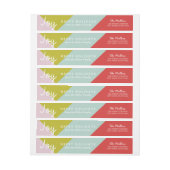 カラーブロックジョイ ラップアラウンドラベル (シート)