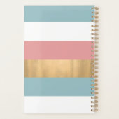 カラーブロックストライプのプランナー プランナー手帳 (裏面)