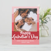 カラーブロックハートハッピーガレンティンズデイベスティー シーズンカード (スタンド正面)