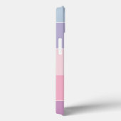 カラーブロックパステルカラーストライプズ Case-Mate iPhoneケース (裏面 / 右)