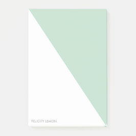 カラーブロックパーソナライズされた- Mint Post-it®メモ ポストイット