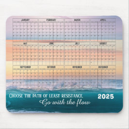 カラーブロックビーチ マウスパッド