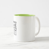 カラーブロックマグ ツートーンマグカップ (正面右)