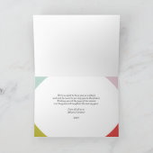 カラーブロック企業の休日 シーズンカード (内部)