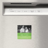 カラーブロック保存日付マグネット（ライムグリーン） マグネット (インサイチュ (食洗機))