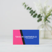 カラーブロック名刺 名刺 (スタンド正面)