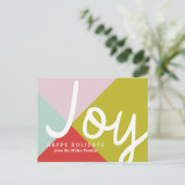 カラーブロック喜び シーズンポストカード (スタンド正面)