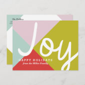 カラーブロック喜び シーズンポストカード (正面/裏面)