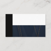 カラーブロック抽象デザイン 名刺 (裏面)