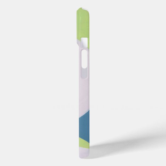 カラーブロック抽象芸術アーカスタムトイニシャル Case-Mate iPhoneケース (裏面 / 左)