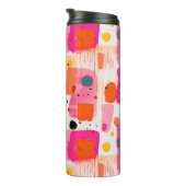 カラーブロック抽象芸術パターン世紀半モダン期 タンブラー (回転右)