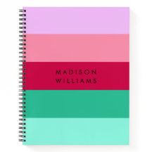 カラーブロック横ストライプビバマゼンダ春