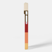 カラーブロック横ストライプ線パーソナライズされた名 Case-Mate iPhoneケース (裏面 / 左)