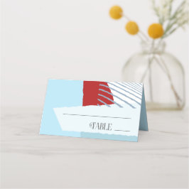 カラーブロック結婚のテーブル冬ID740 プレイスカード