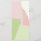 カラーブロック結婚のメニュー春ID740 メニュー (裏面)