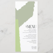 カラーブロック結婚のメニュー春ID740 メニュー (正面)